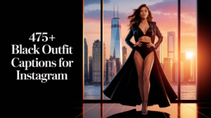 Black Outfit Captions for Instagram