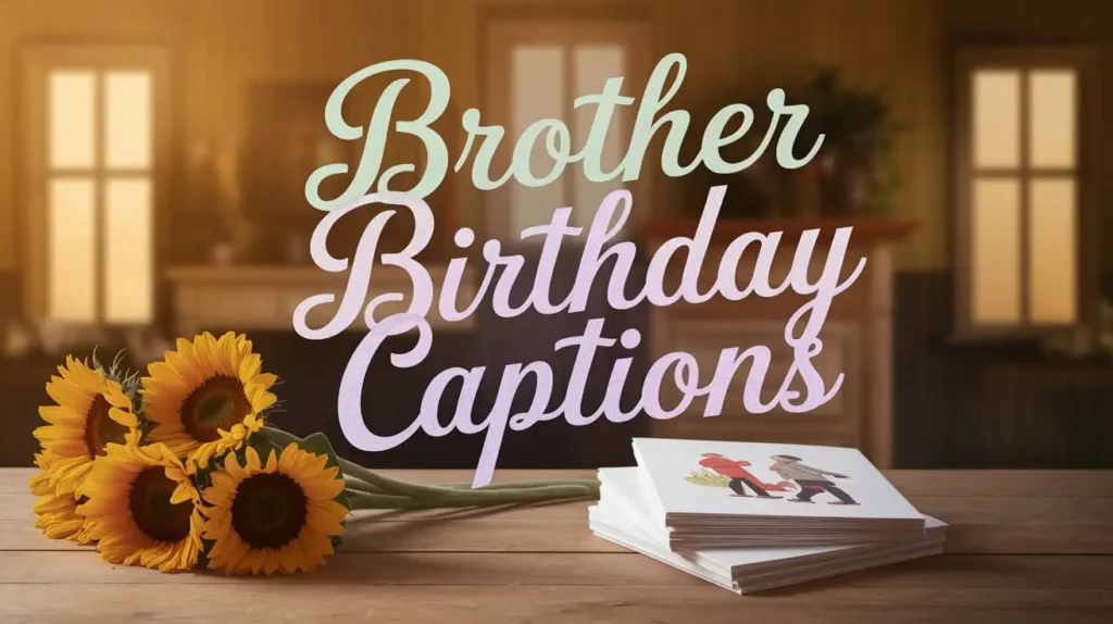 Brother Birthday Captions