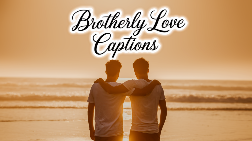Brotherly Love Captions
