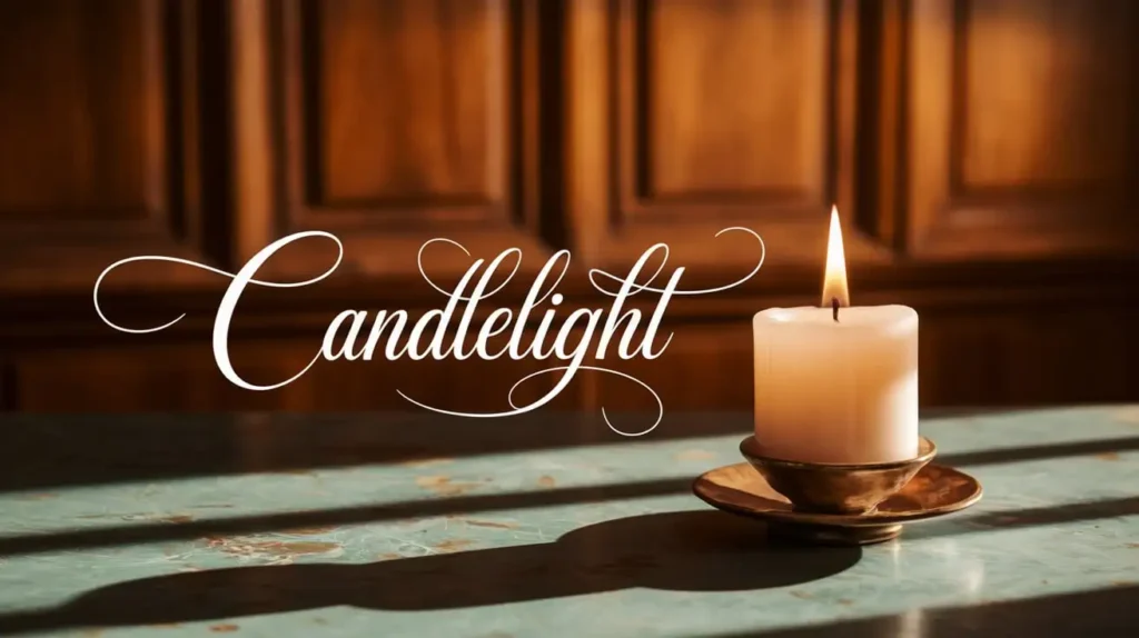Captions for Candlelight