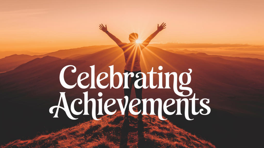Captions for Celebrating Achievements