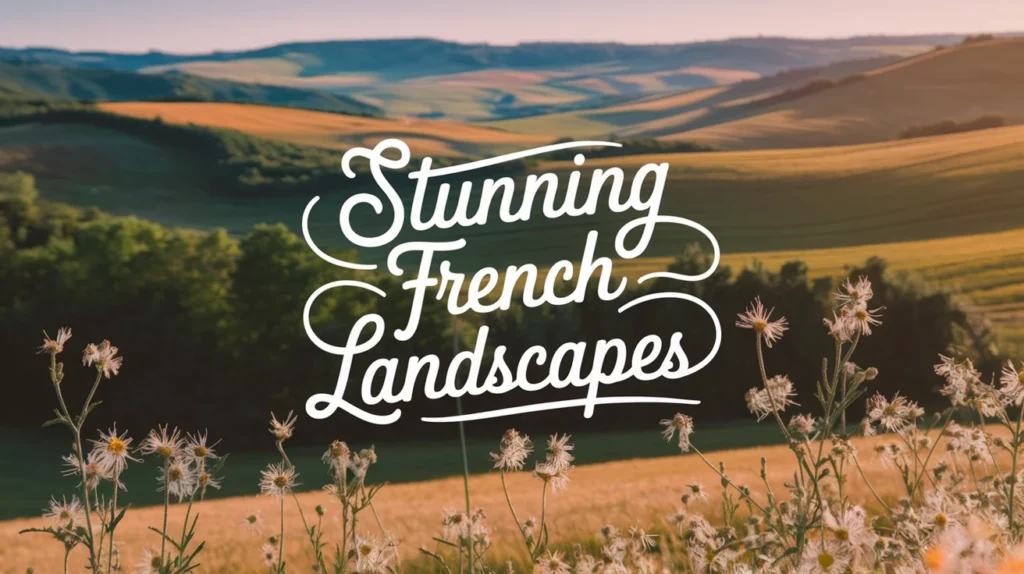 Captions for Stunning French Landscapes