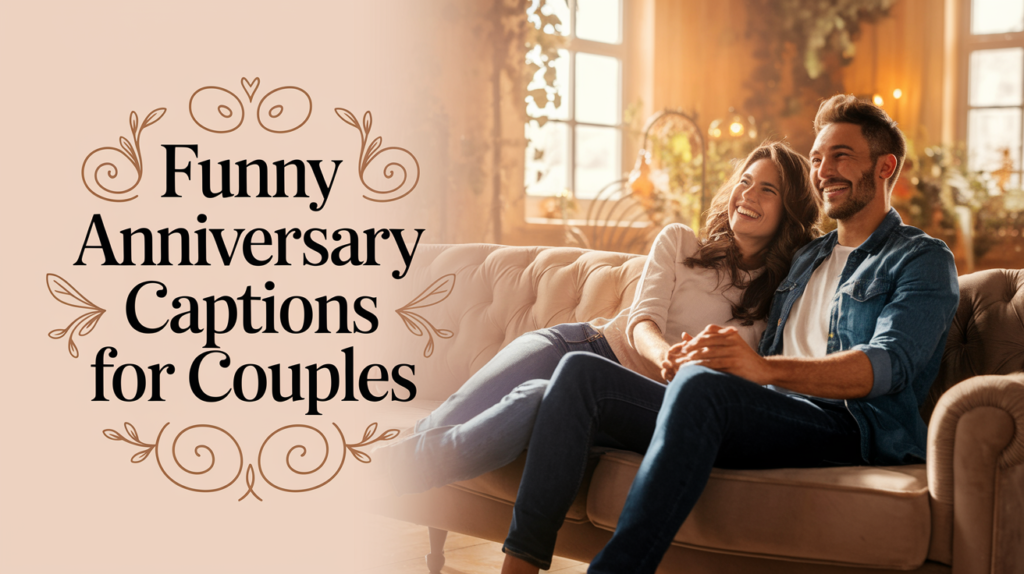 Funny Anniversary Captions for Couples
