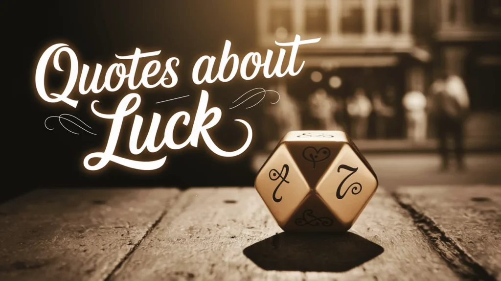 Quotes About Luck
