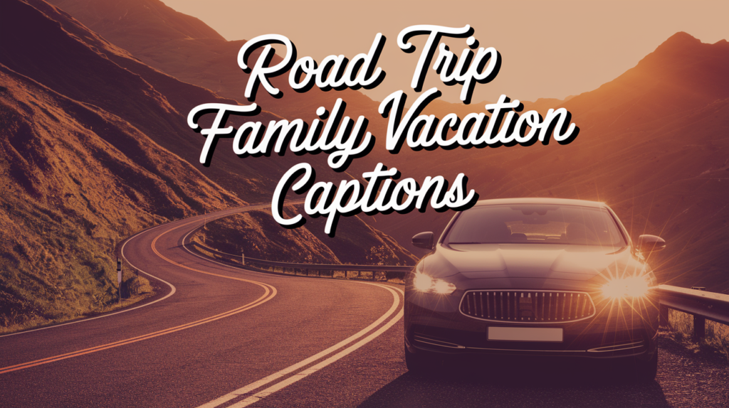Road Trip Family Vacation Captions