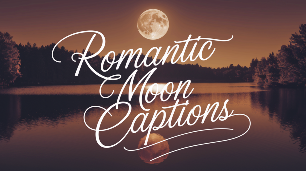 Romantic Moon Captions