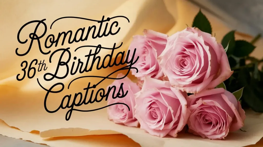 Romantic 36th Birthday Captions