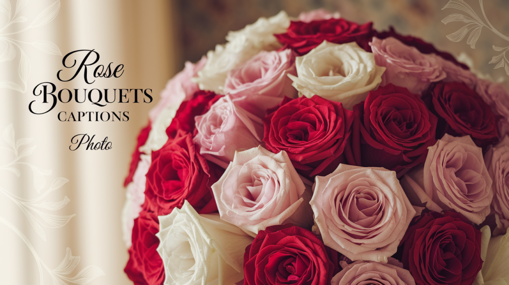 Rose Bouquets Captions