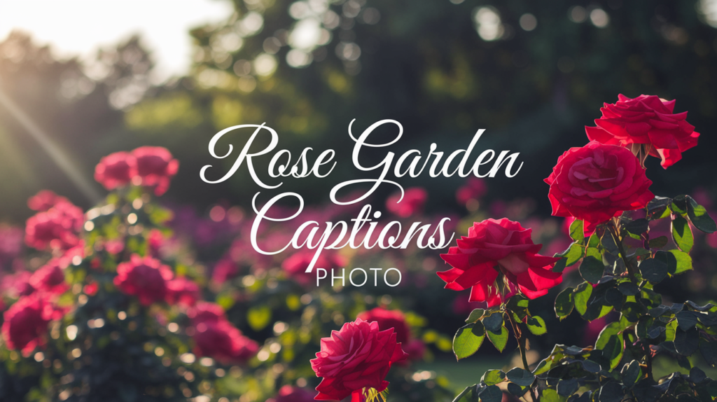 Rose Garden Captions