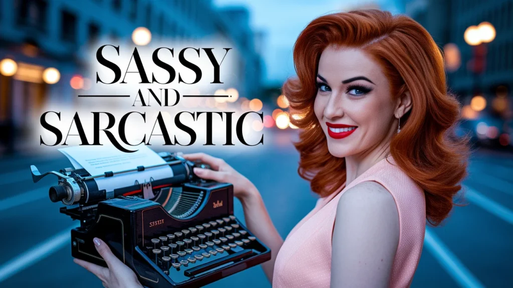 Sassy and Sarcastic