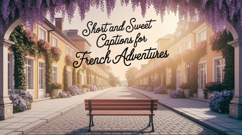 Short and Sweet Captions for French Adventures