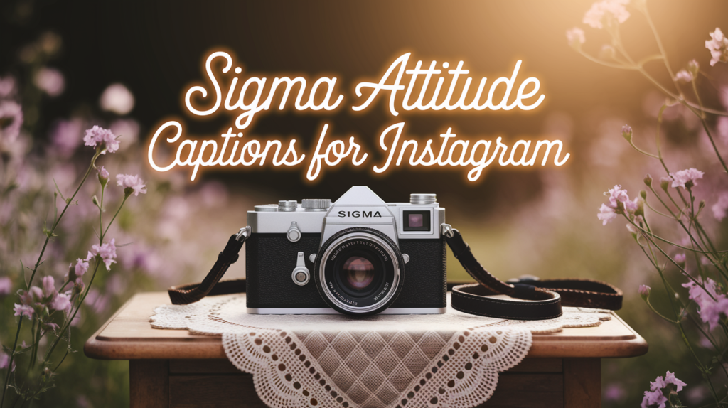 Sigma Attitude Captions for Instagram