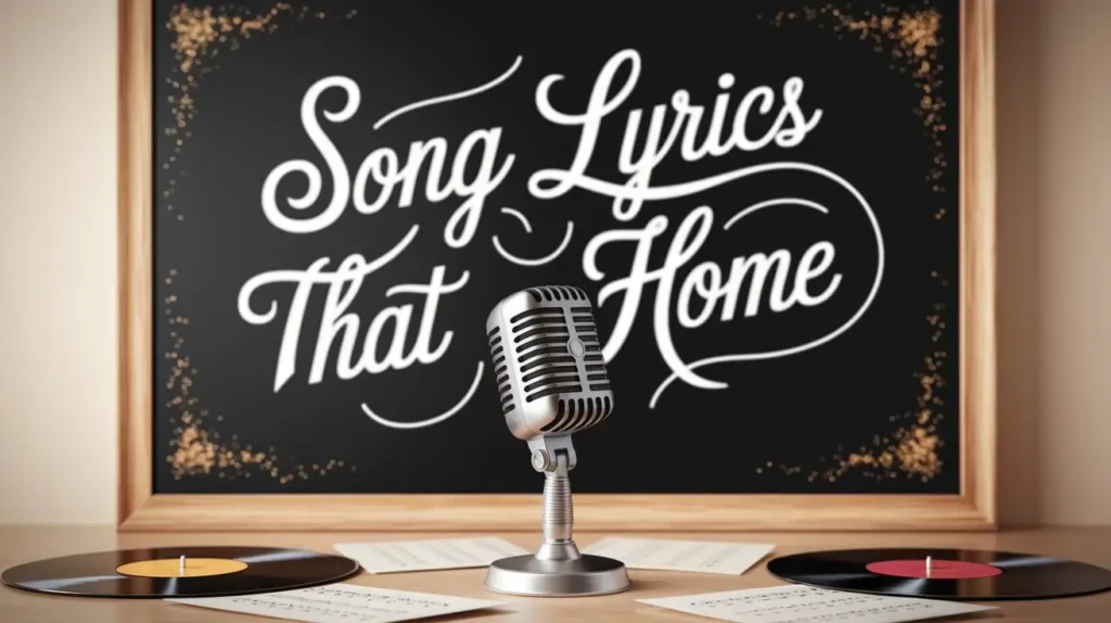 Song Lyrics That Hit Home