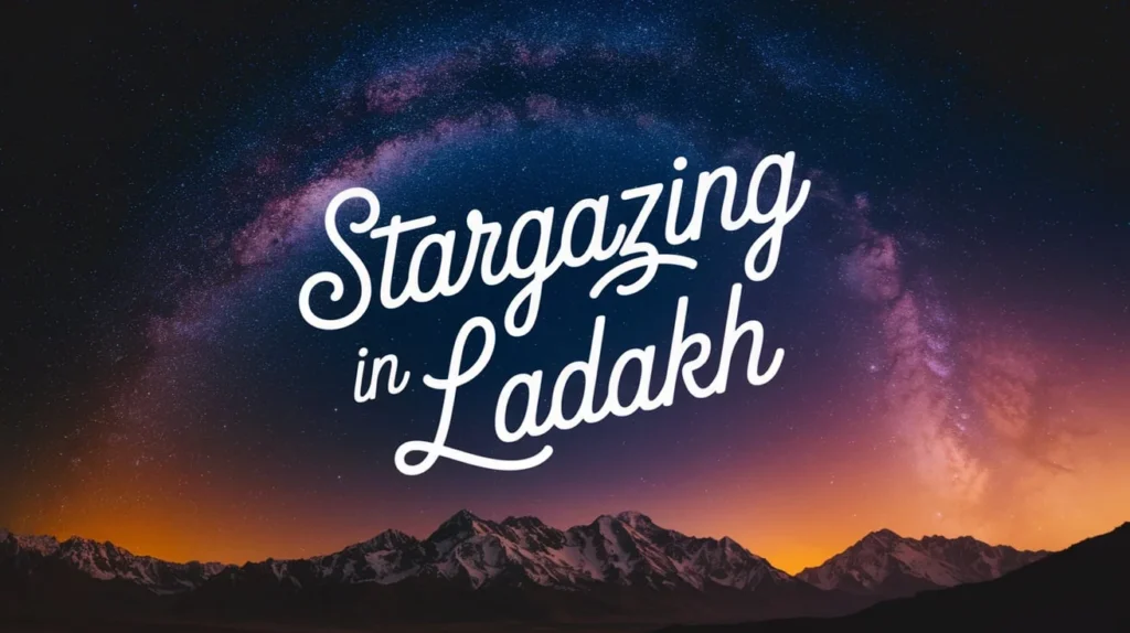 Stargazing in Ladakh
