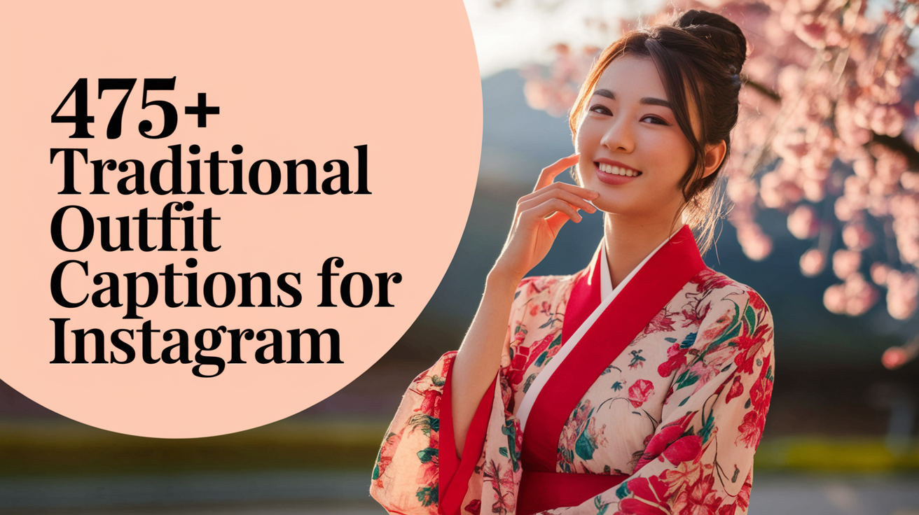 Traditional Outfit Captions For Instagram