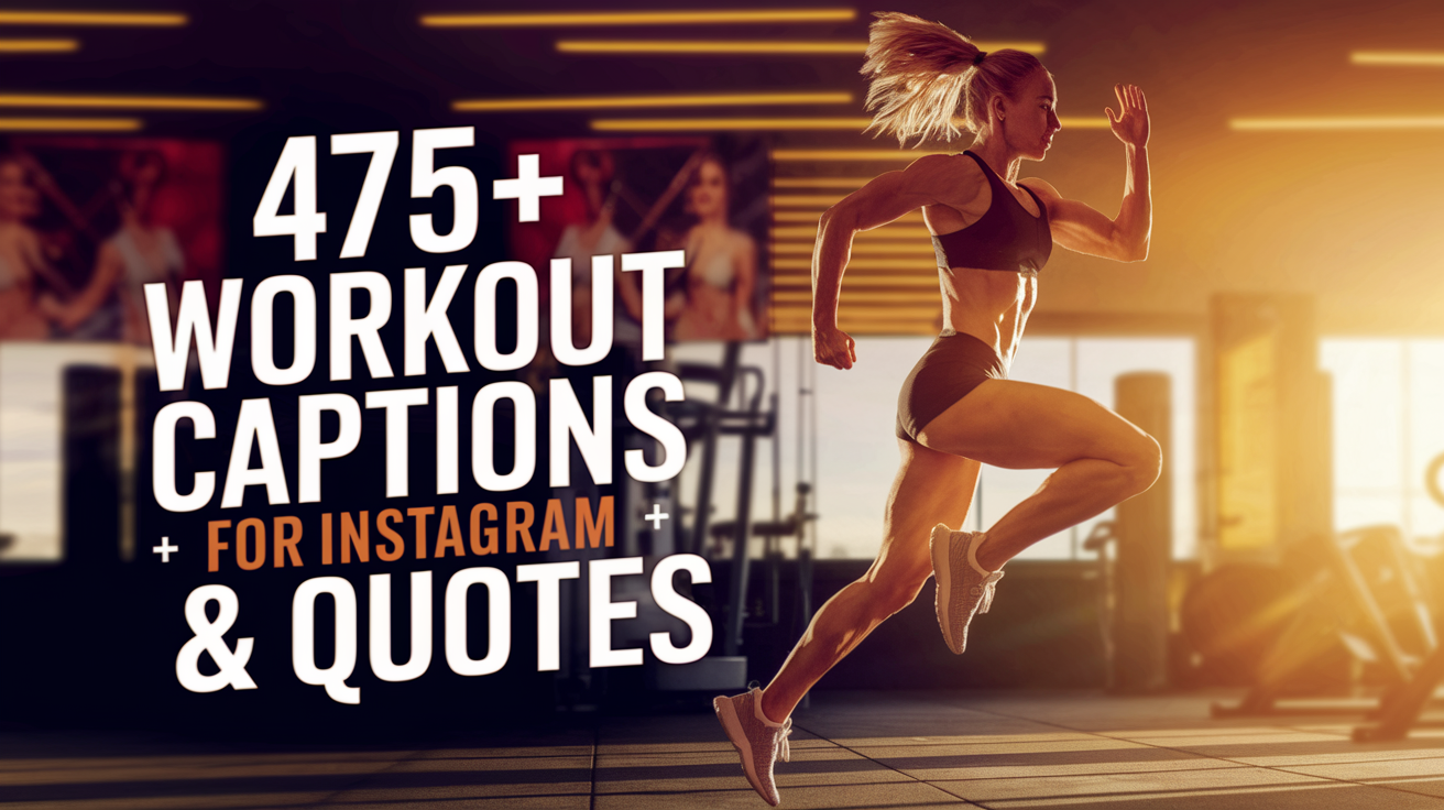 Workout Captions for Instagram & Quotes