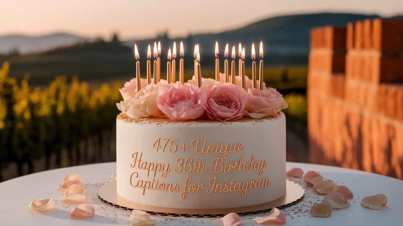 475+ Unique Happy 36th Birthday Captions for Instagram