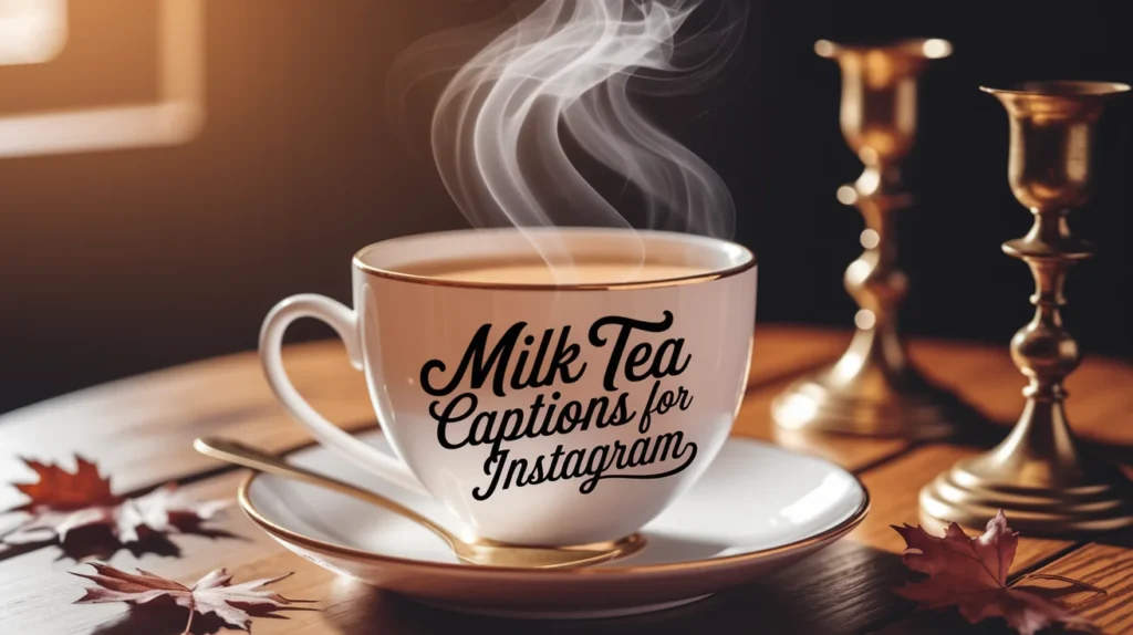 Milk Tea Captions for Instagram