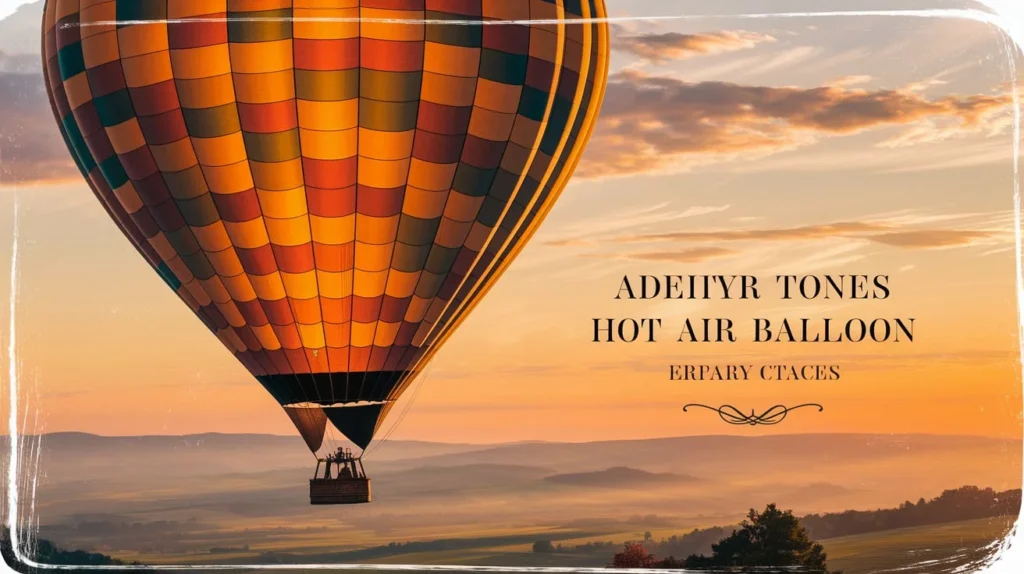 Adventure and Travel Hot Air Balloon Captions