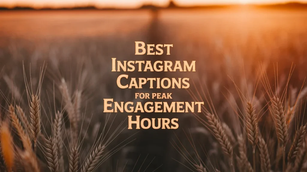 Best Instagram Captions for Peak Engagement Hours