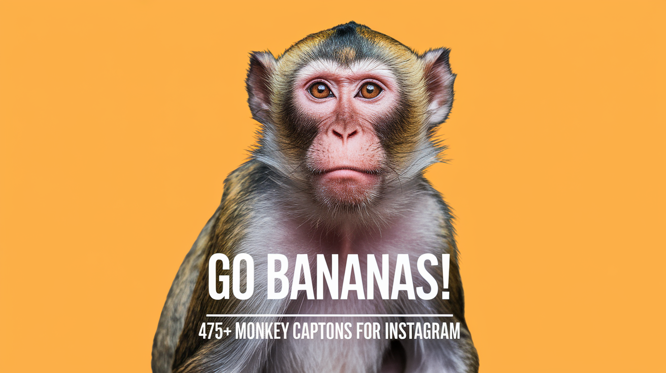 Go Bananas! 475+ Monkey Captions for Instagram