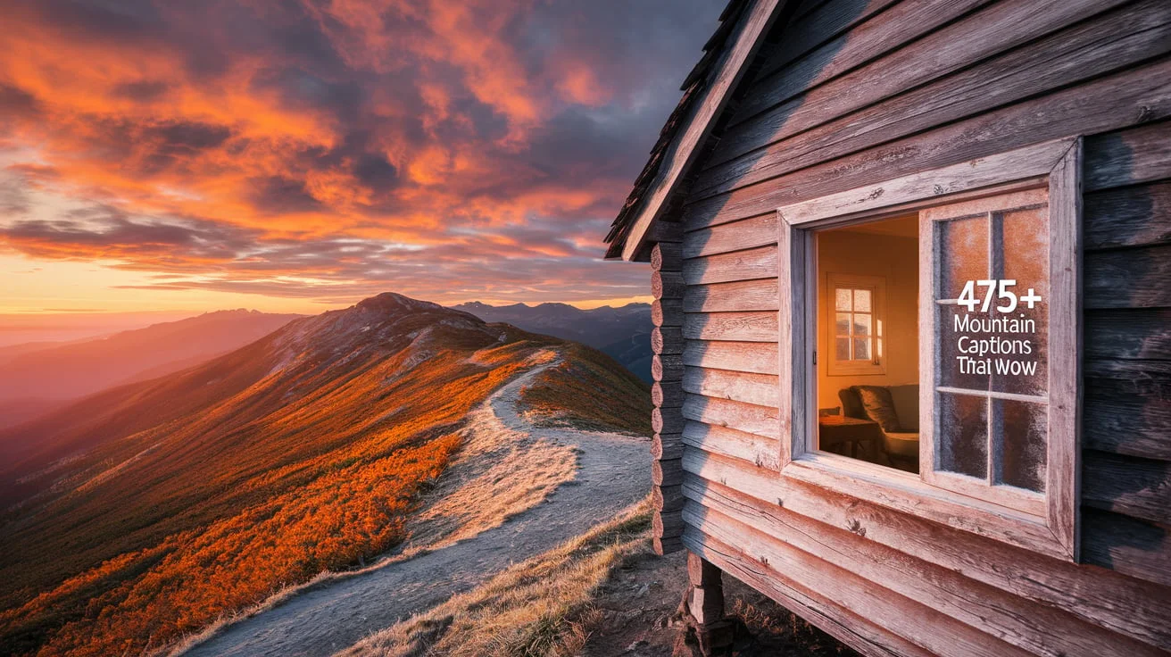 475+ Best Mountain Captions That Wow for Instagram