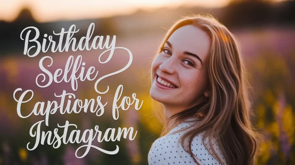 Birthday Selfie Captions for Instagram