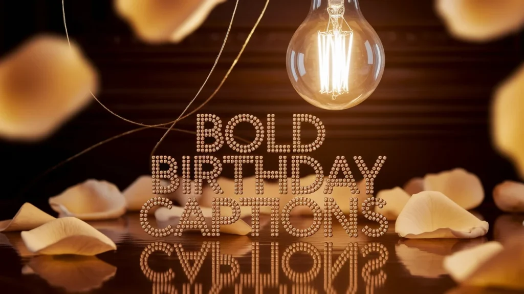 Bold Birthday Captions