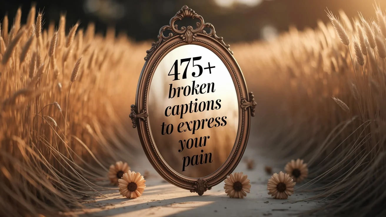 475+ Broken Captions to Express Your Pain on Instagram