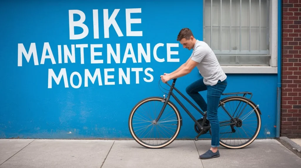 Captions for Bike Maintenance Moments