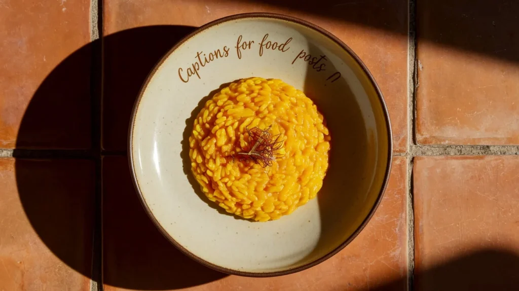 Captions for Food Posts