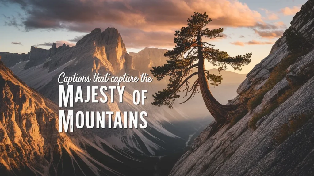Captions That Capture the Majesty of Mountains