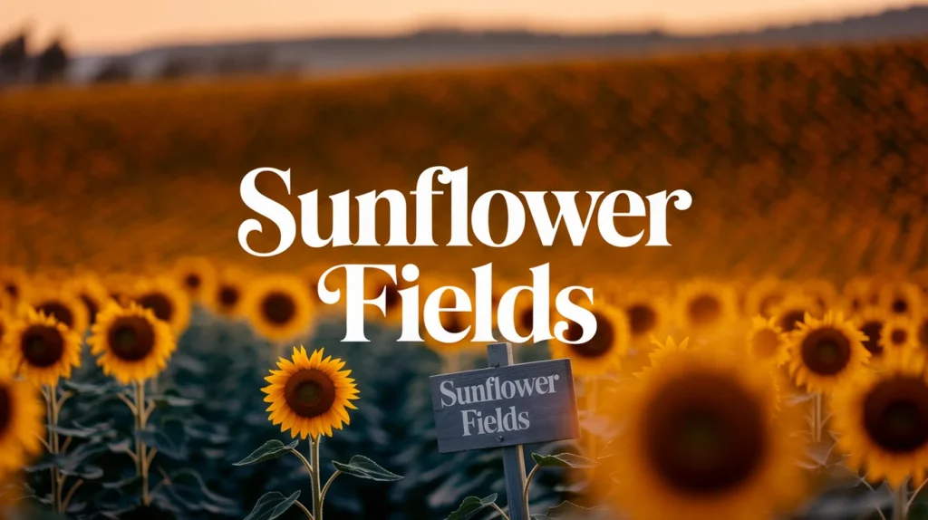 Captions to Showcase Sunflower Fields