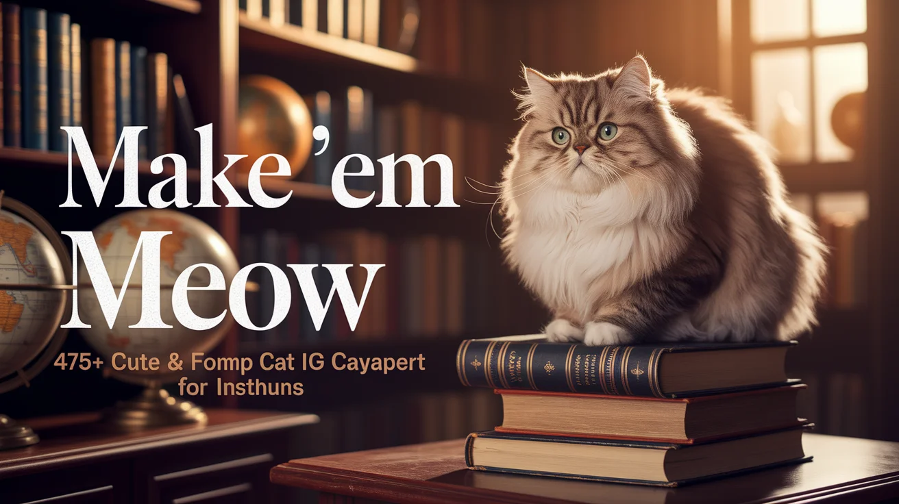 Make ’Em Meow: 475+ Cute & Funny Cat IG Captions for Instagram