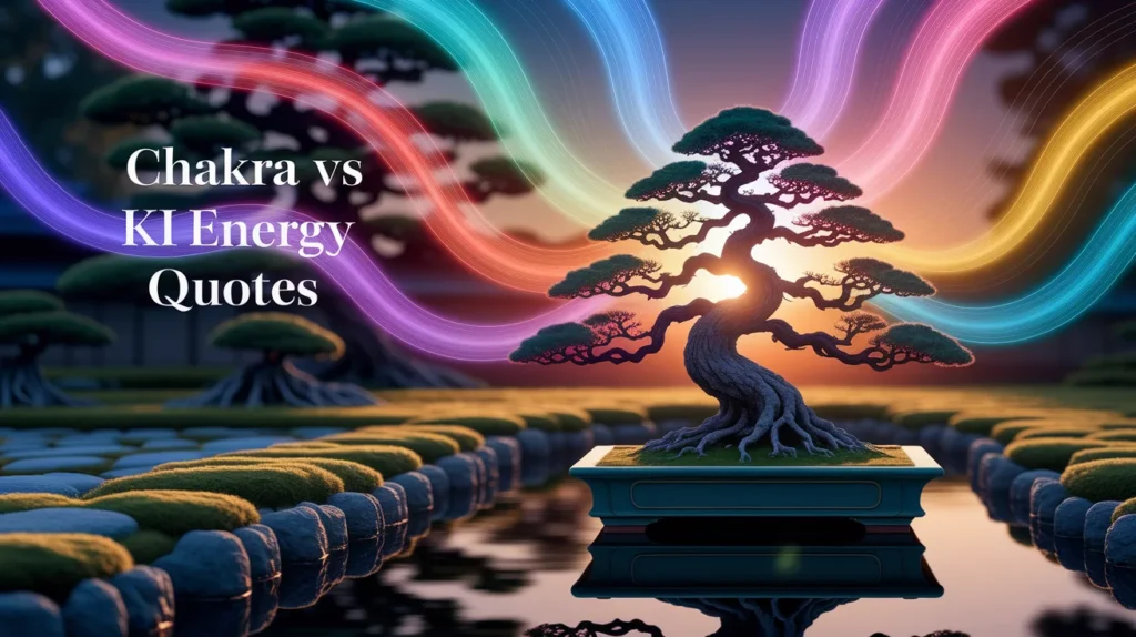 Chakra vs Ki Energy Quotes