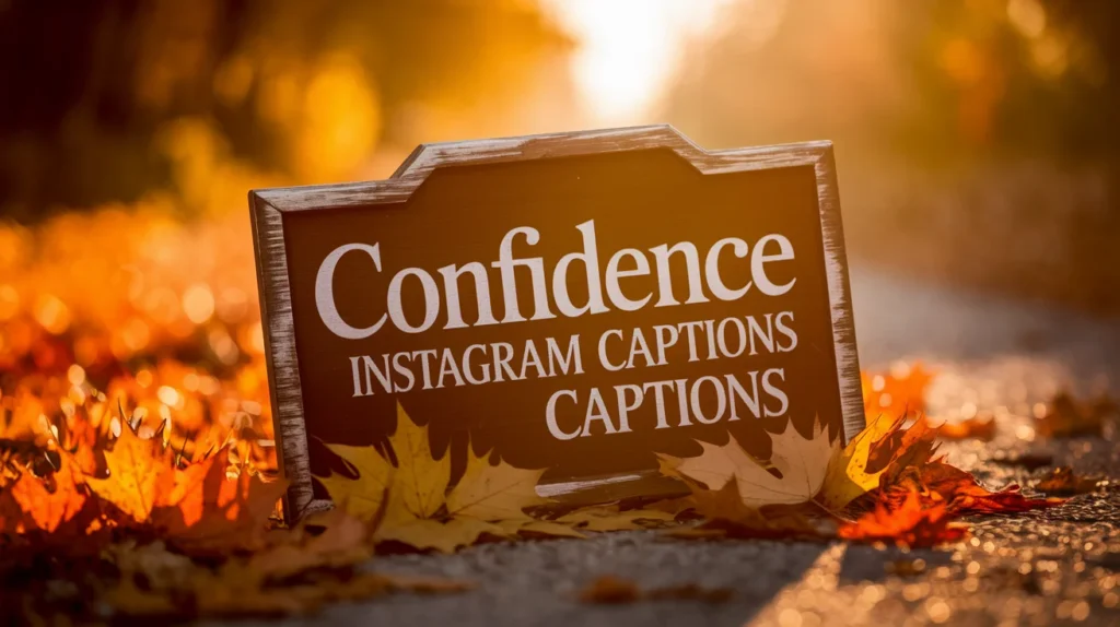 Confidence Instagram Captions