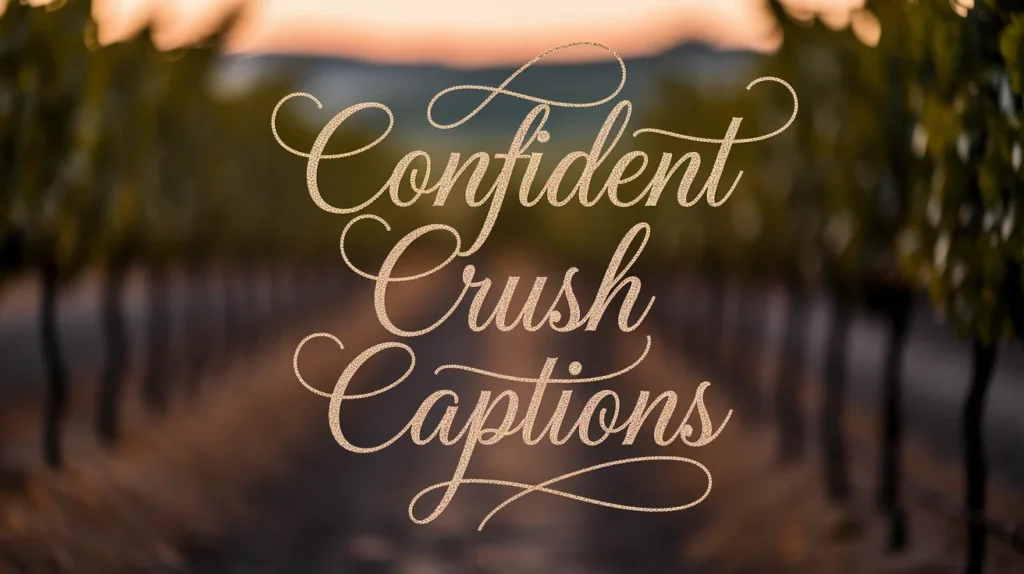 Confident Crush Captions