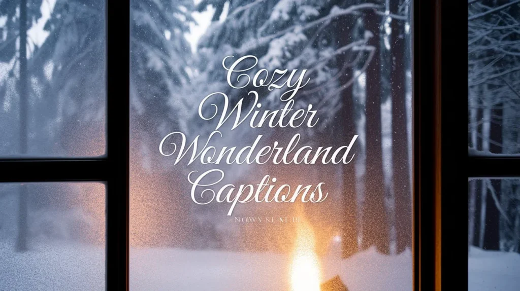 Cozy Winter Wonderland Captions
