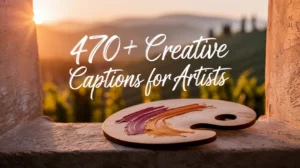 470+ Creative Captions for Artists