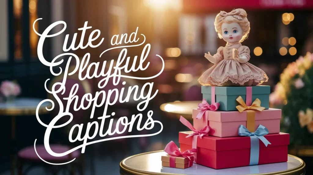 Cute and Playful Shopping Captions
