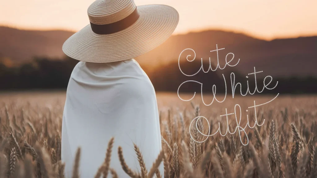 Cute White Outfit Captions