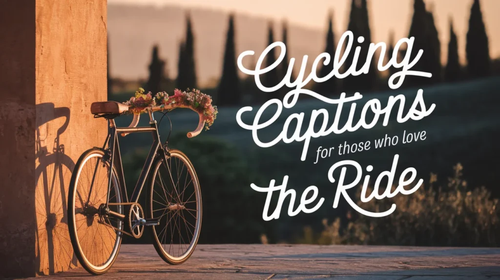 Cycling Captions for Those Who Love the Ride