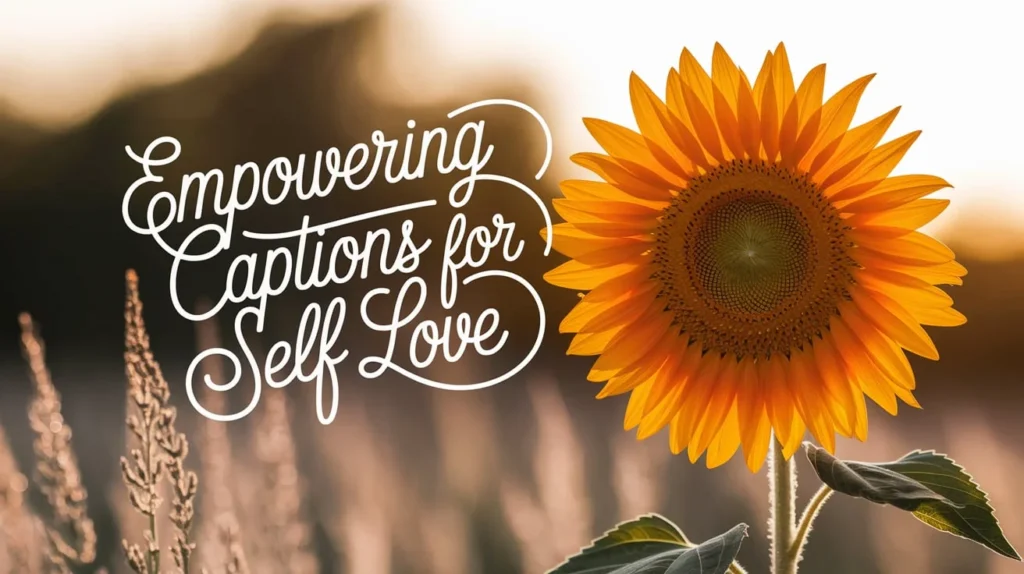 Empowering Captions for Self Love