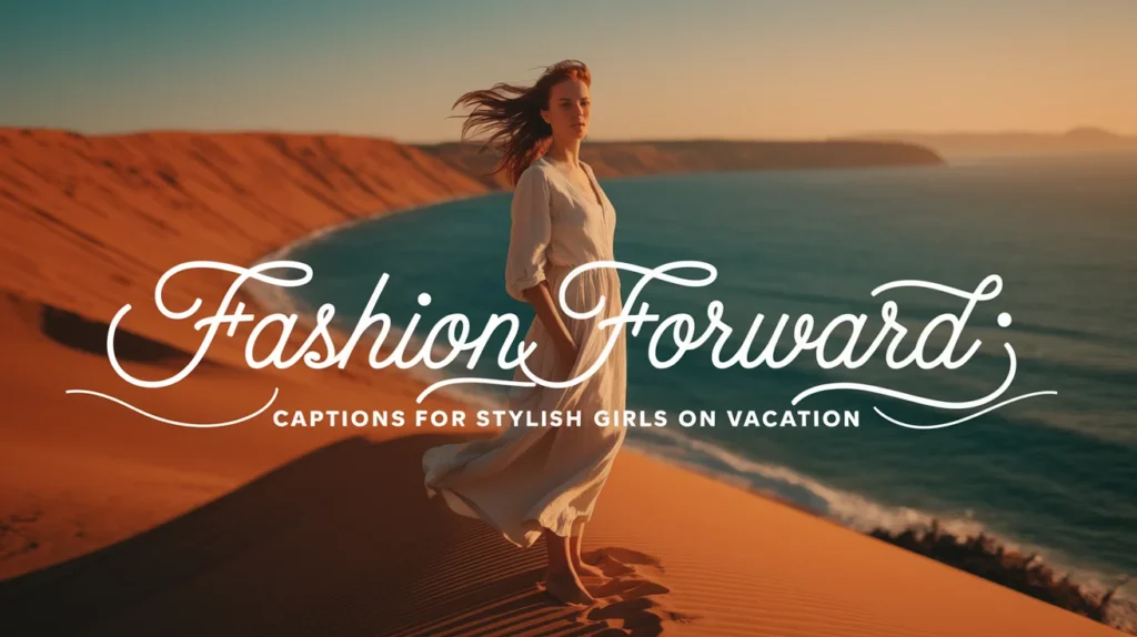 Fashion Forward: Captions for Stylish Girls on Vacation