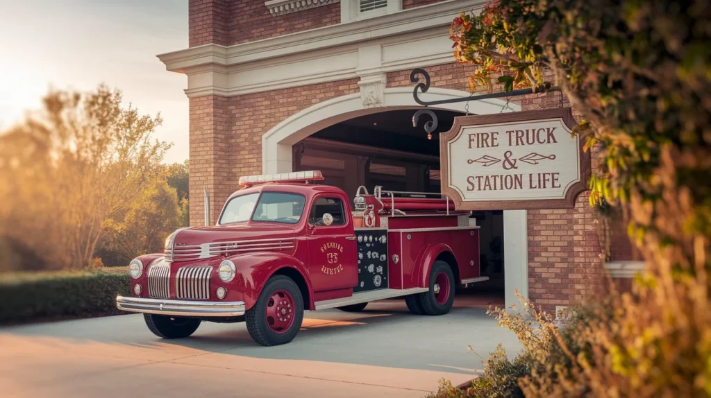 Fire Truck & Station Life Captions