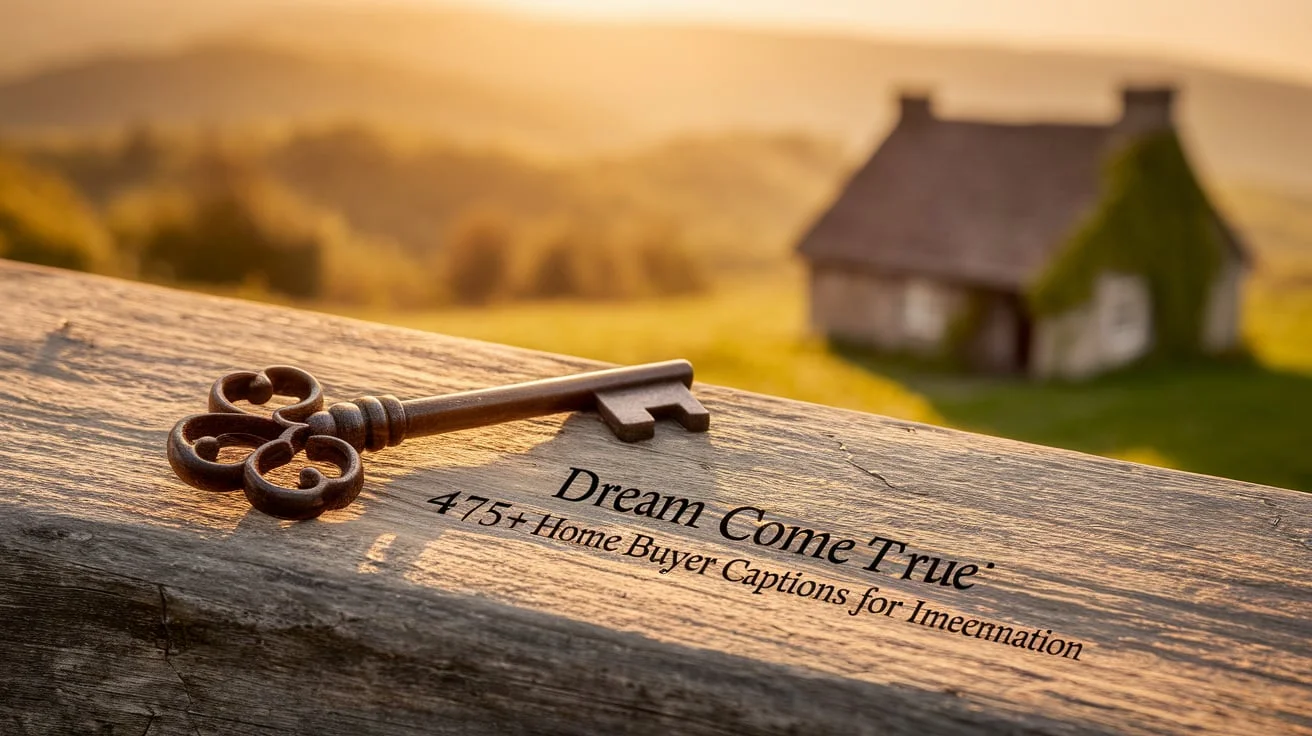 Dream Come True: 475+ Home Buyer Captions for Instagram