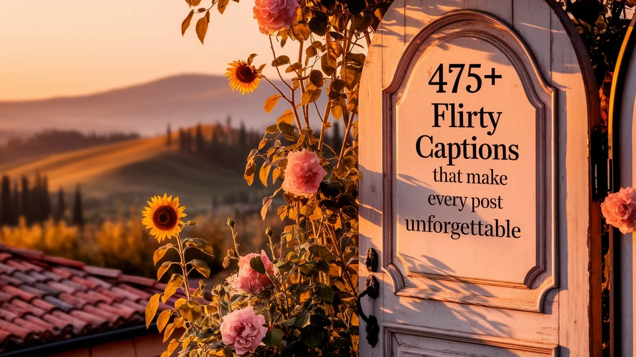 475+ Flirty Captions That Make Every Post Unforgettable