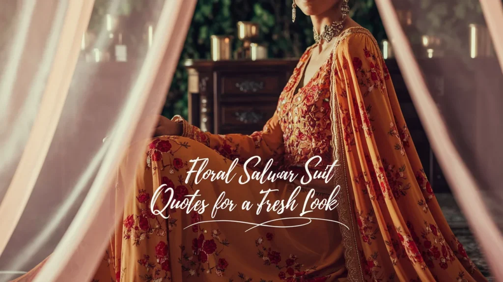 Floral Salwar Suit Quotes for a Fresh Look