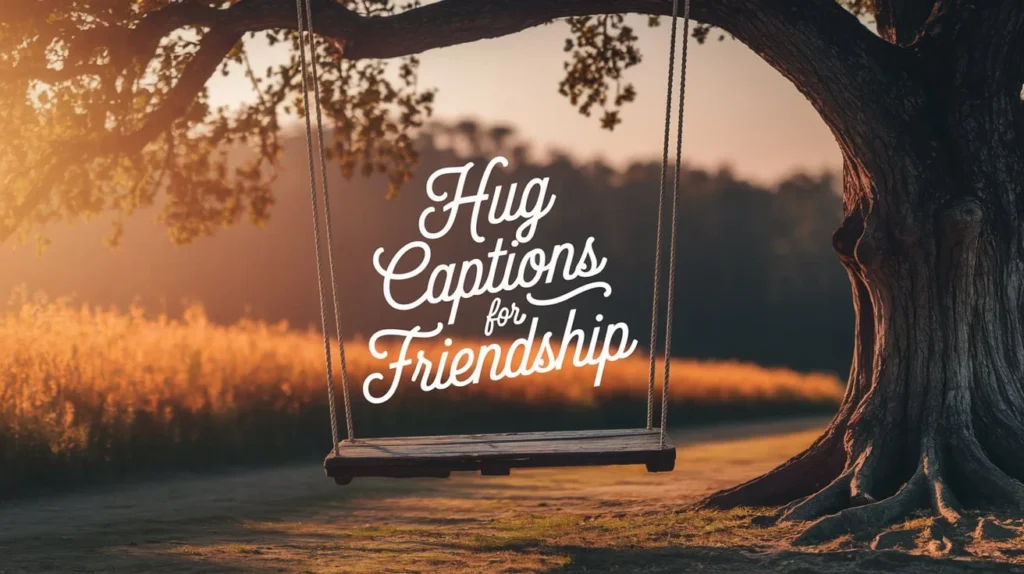Hug Captions for Friendship