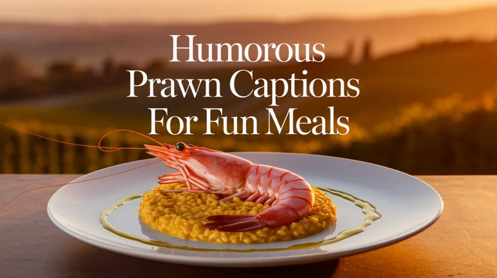 Humorous Prawn Captions for Fun Meals